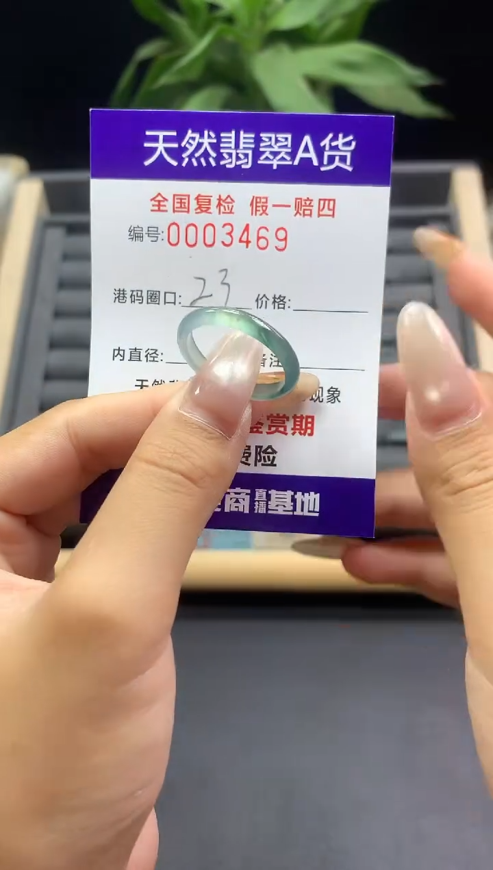 未镶嵌戒指翡翠天然  3469