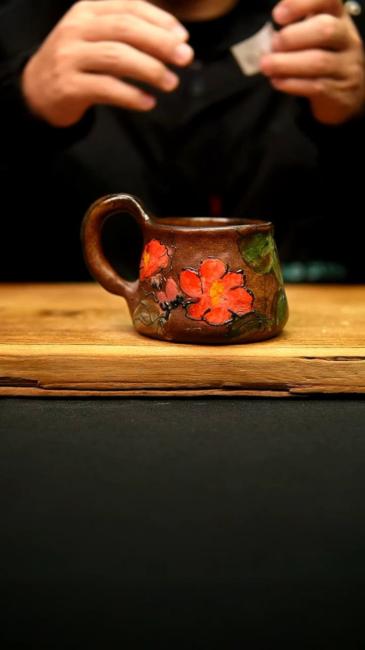 @@陶园瓷舍@@纯手工手绘@高温釉下彩