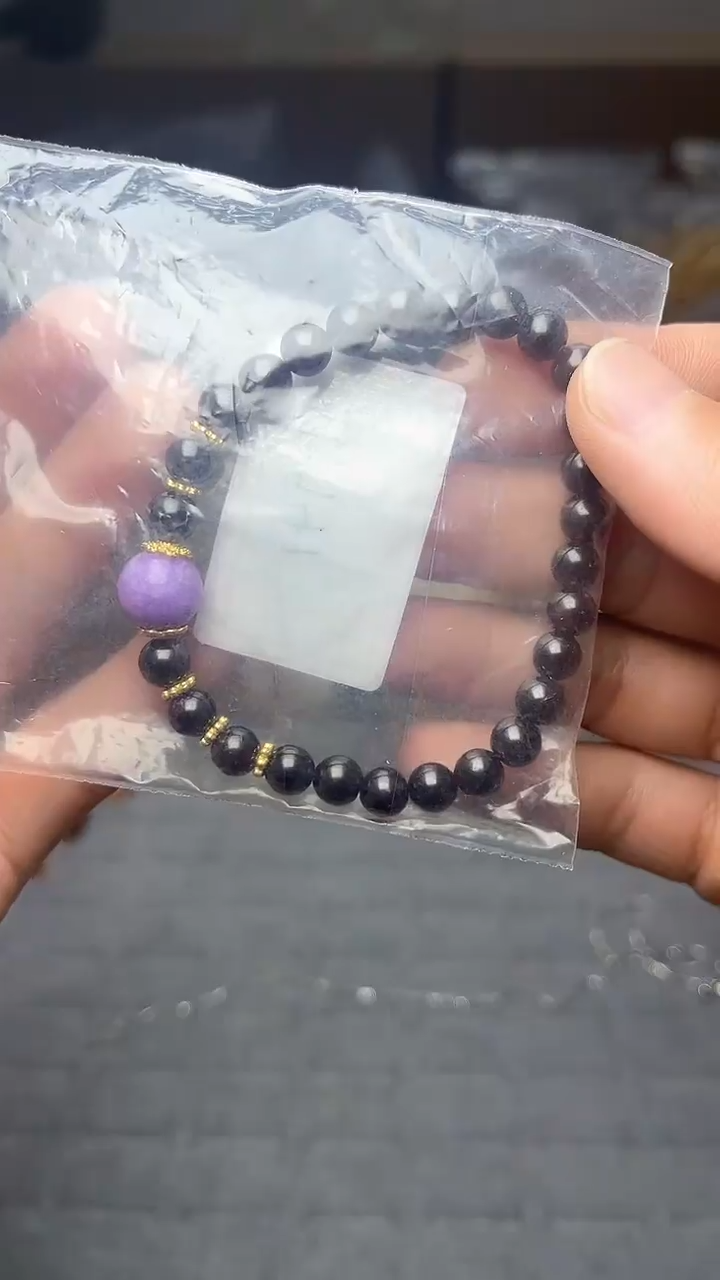 【闪购商品】查罗石手绳合金手串