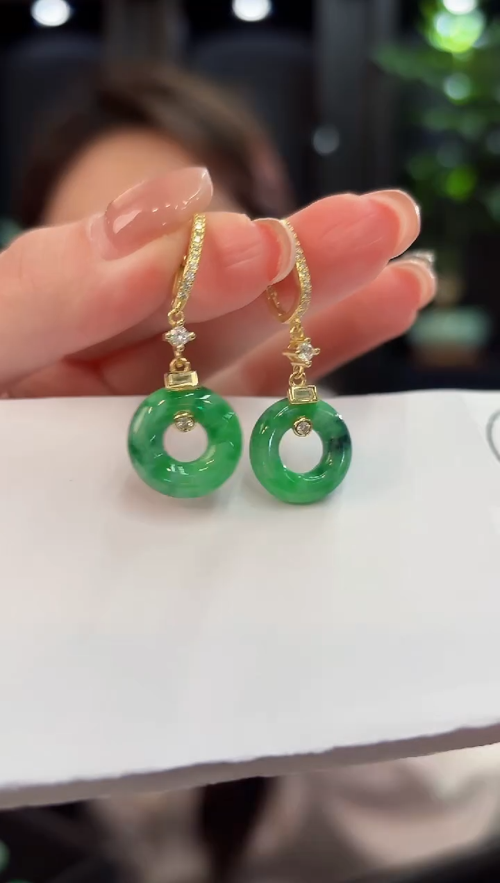 未镶嵌翡翠耳饰缅甸A货/多样性发货/一件