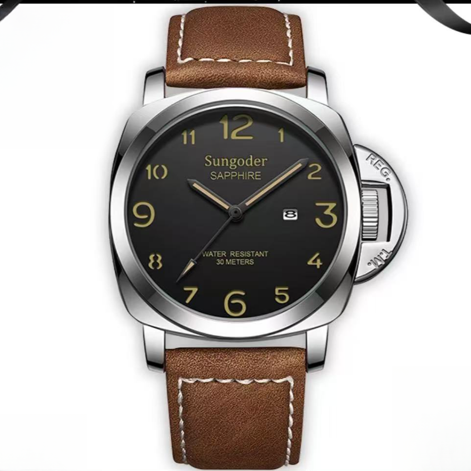 胖海皮带男士时尚潮流大气奢华腕表手表#869