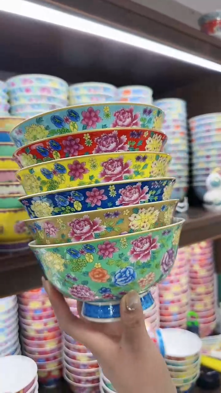 【闪购商品】瓷片6英寸面碗6个景德镇陶瓷