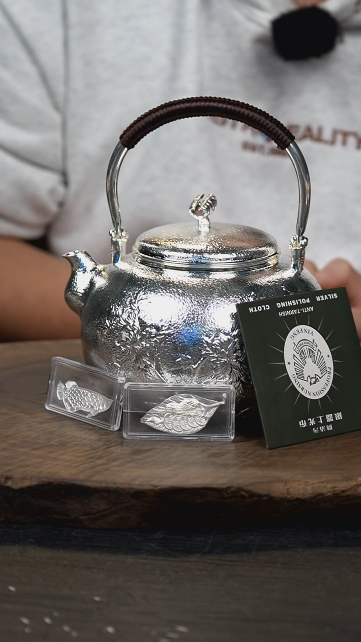 手工牡丹新款大提梁+2茶宠