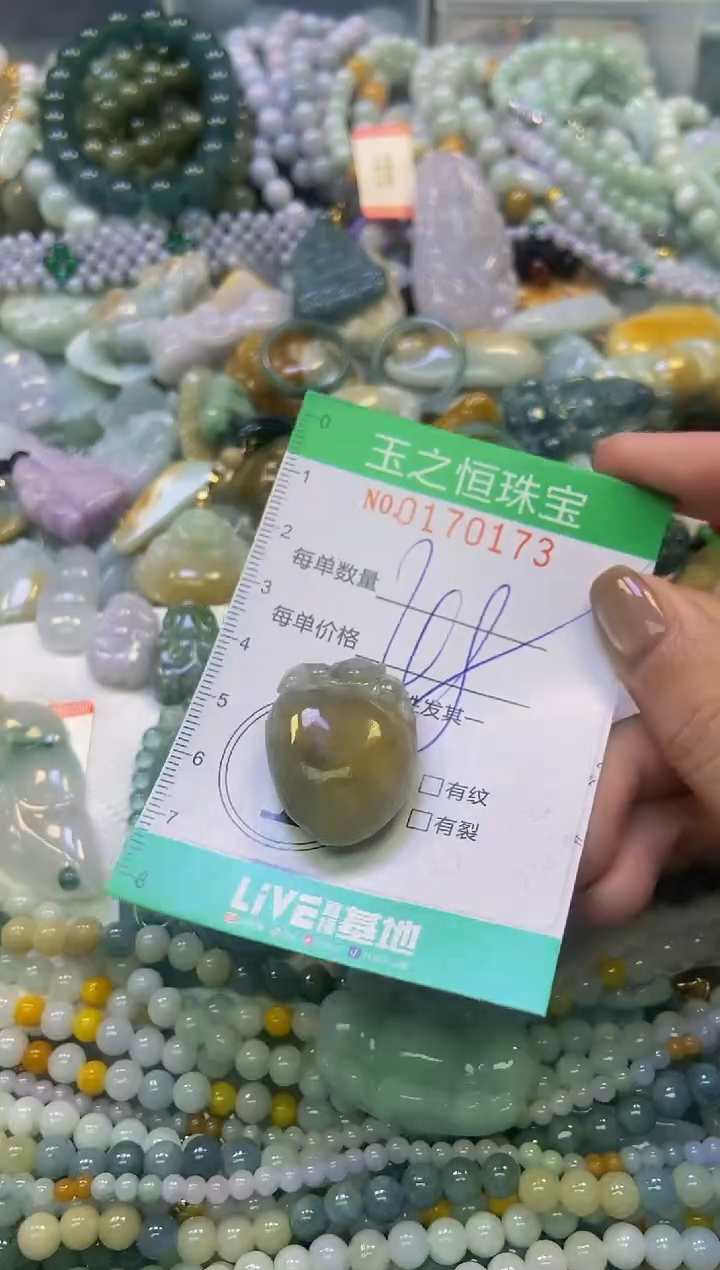颈饰未镶嵌翡翠闪购0170173