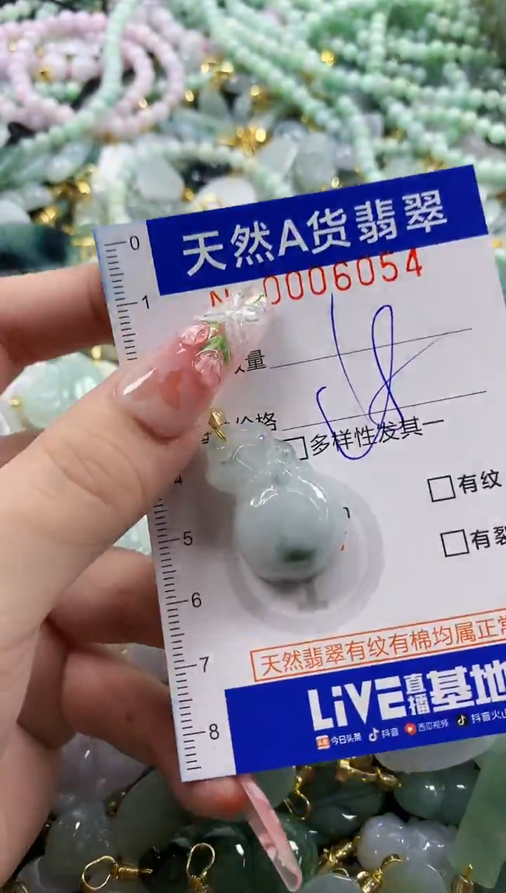 颈饰未镶嵌翡翠天然A货翡翠