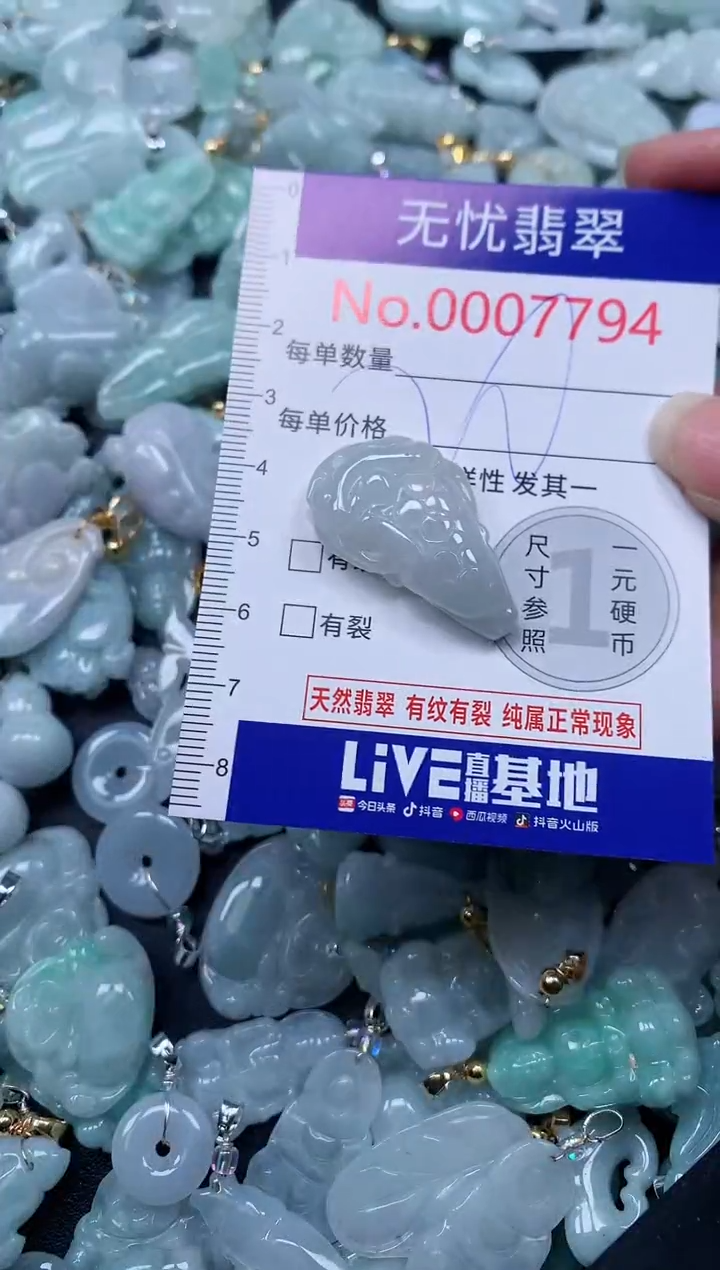 颈饰未镶嵌翡翠7794