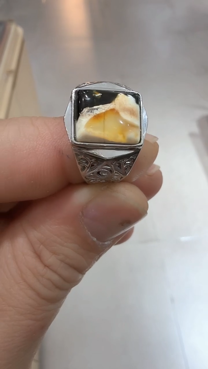 【闪购商品】蜜蜡戒指未镶嵌蜜蜡戒指