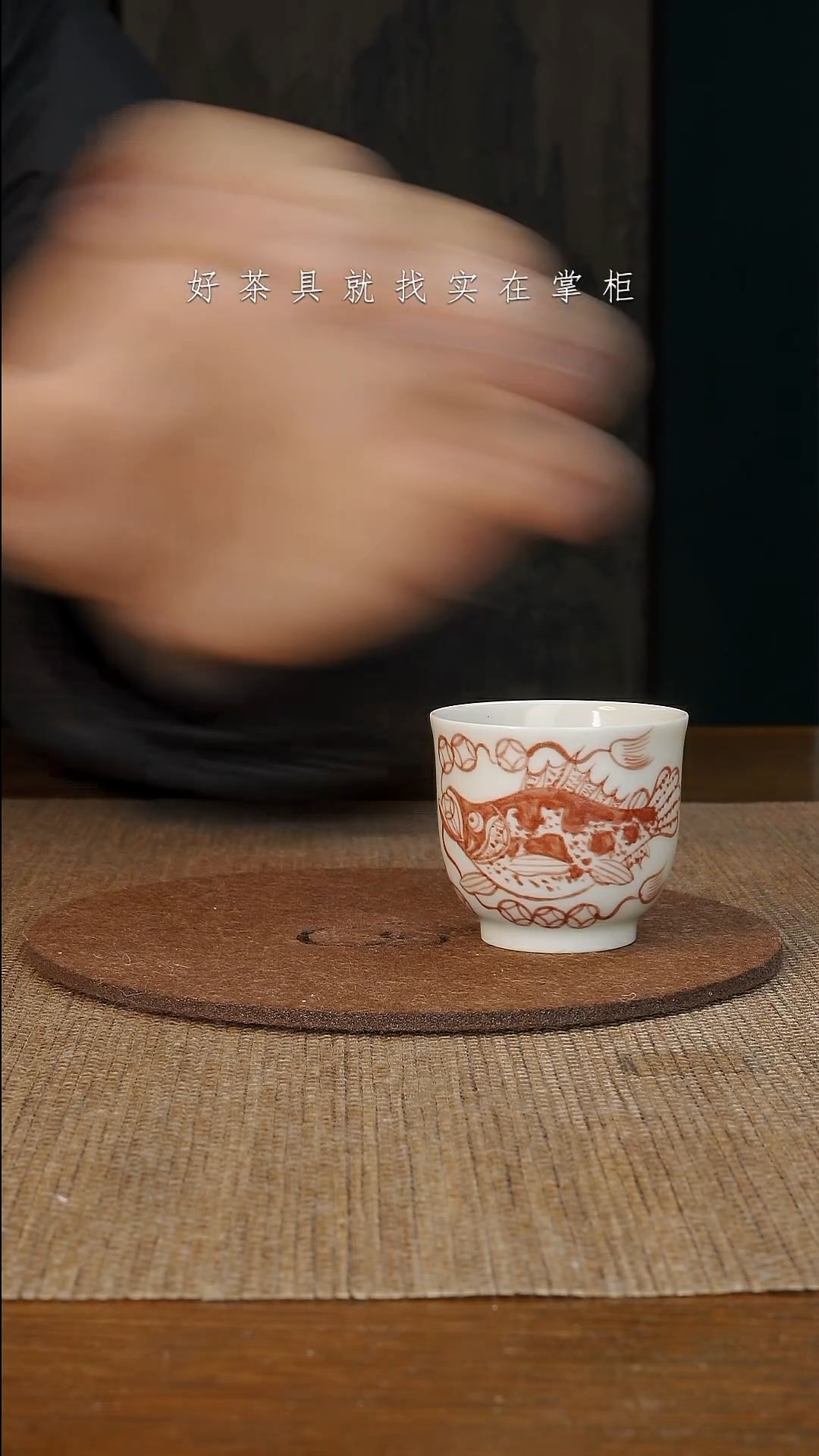 【闪购商品】摆件景德镇手工手绘茶具大器宛成