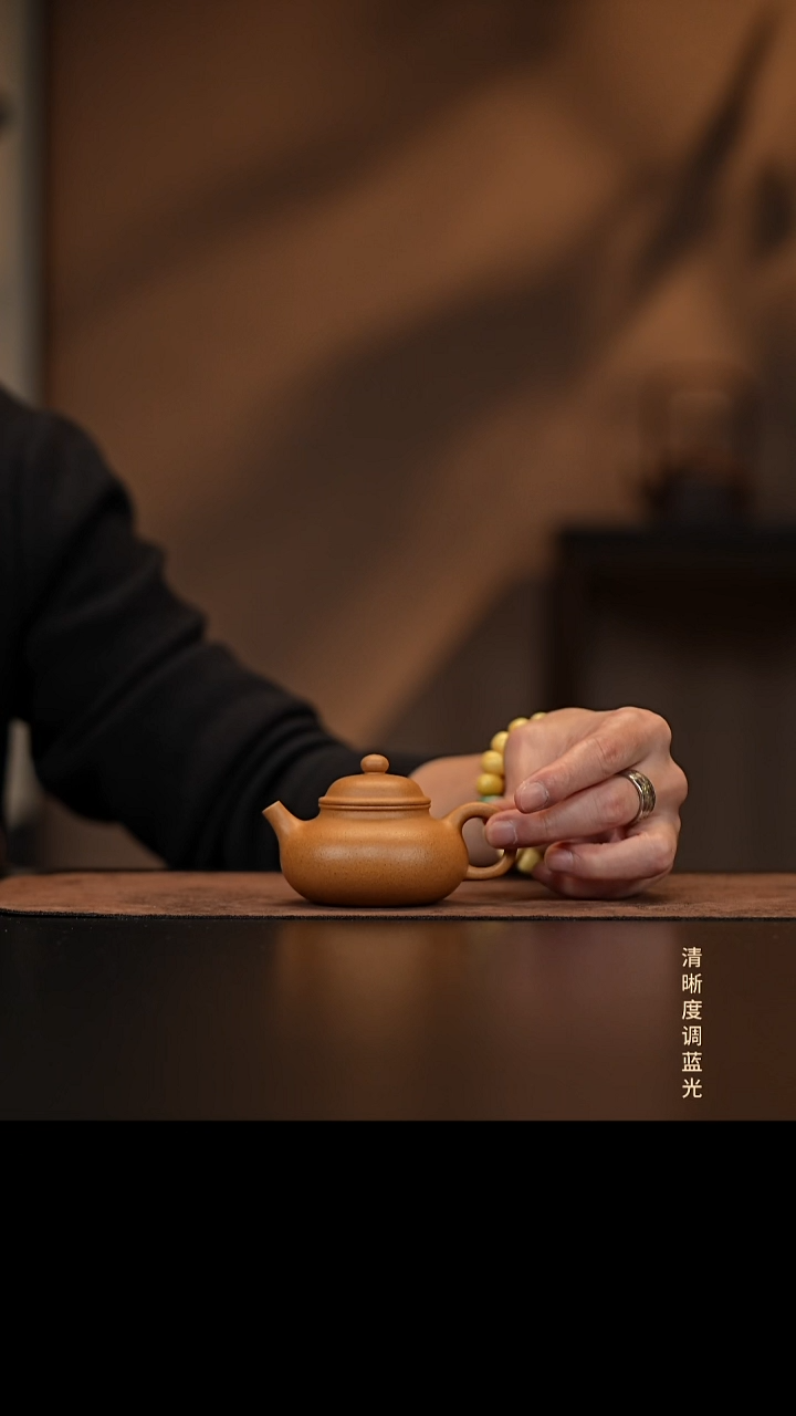 允禾斋 紫砂壶  容天 黄金段 