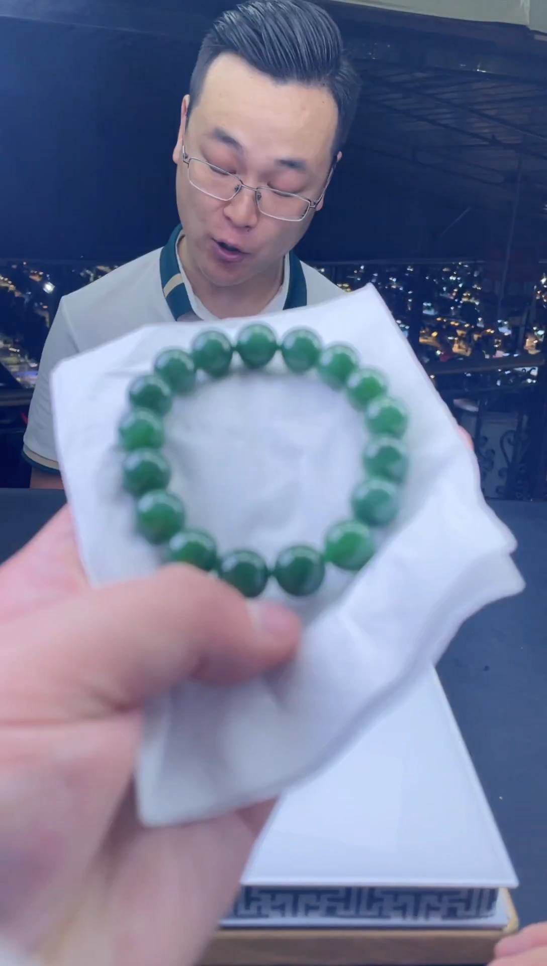 未镶嵌手串定制和田玉-100351