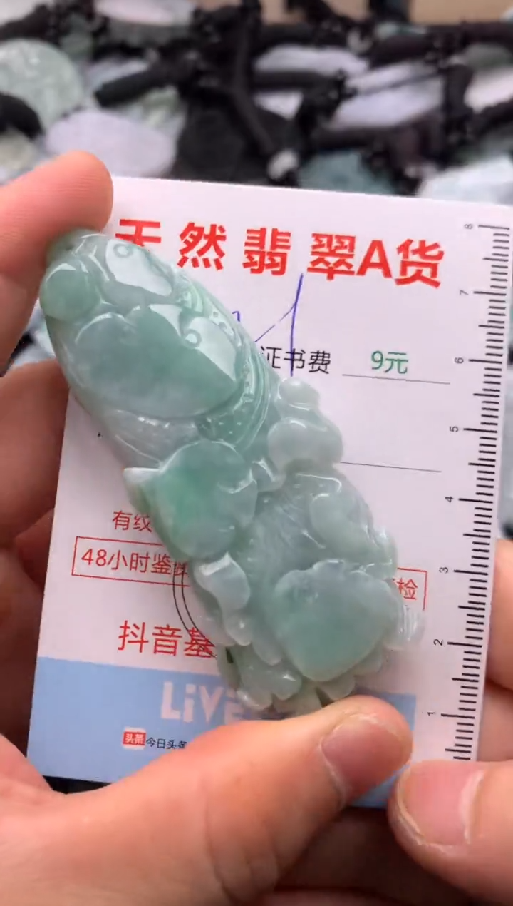 翡翠未镶嵌吊坠(不含链)1