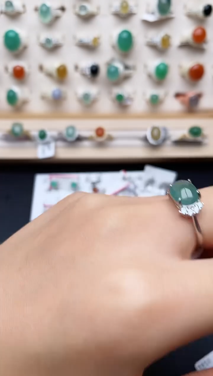 【闪购商品】翡翠戒指未镶嵌缅甸翡翠