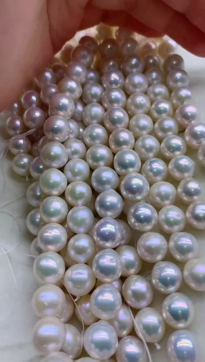 【闪购商品】淡水珍珠项链银S925镶嵌多发其一