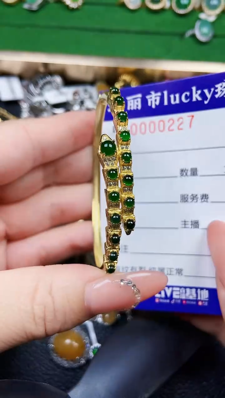 【闪购商品】翡翠颈饰银S925镶嵌0227