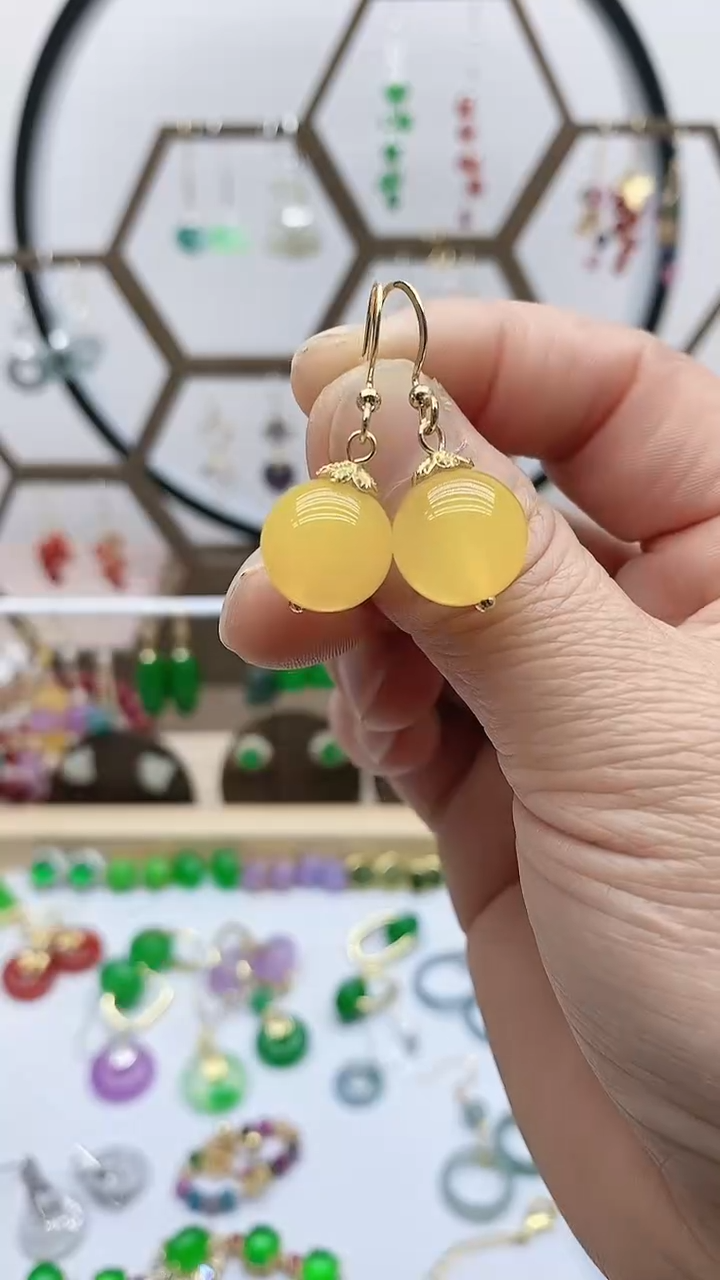 未镶嵌耳饰玛瑙/玉髓29