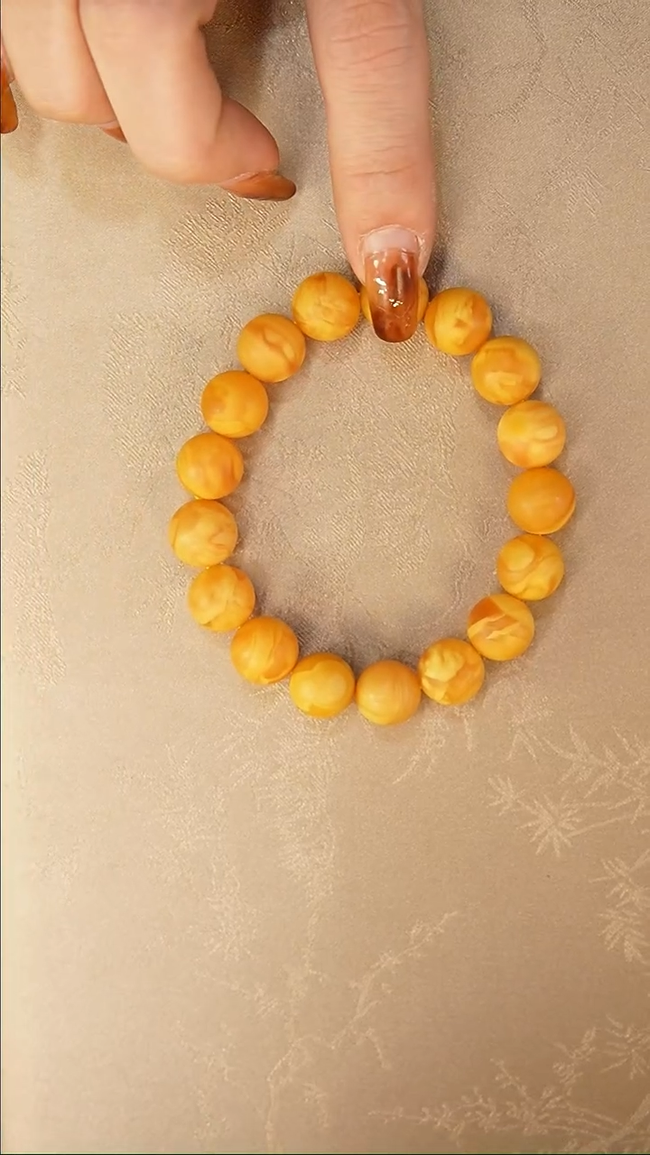 【闪购商品】琥珀手串未镶嵌手串
