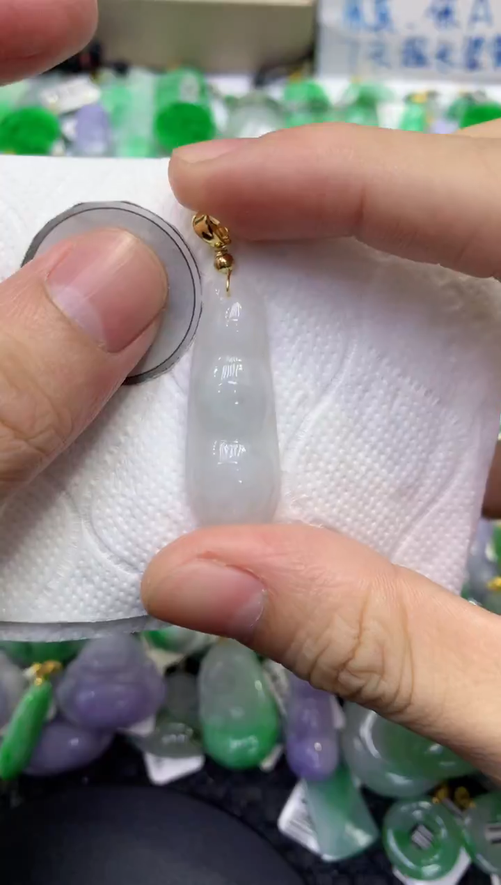 颈饰未镶嵌翡翠天然缅甸A货翡翠