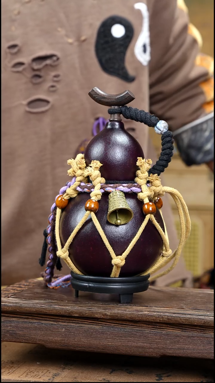 XH156网兜款大漆酒葫芦（现货现发）