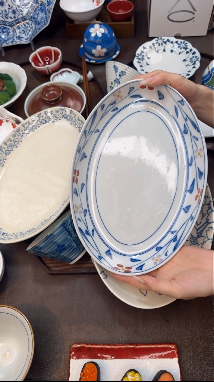 瓷孤品处理（青花鱼盘）