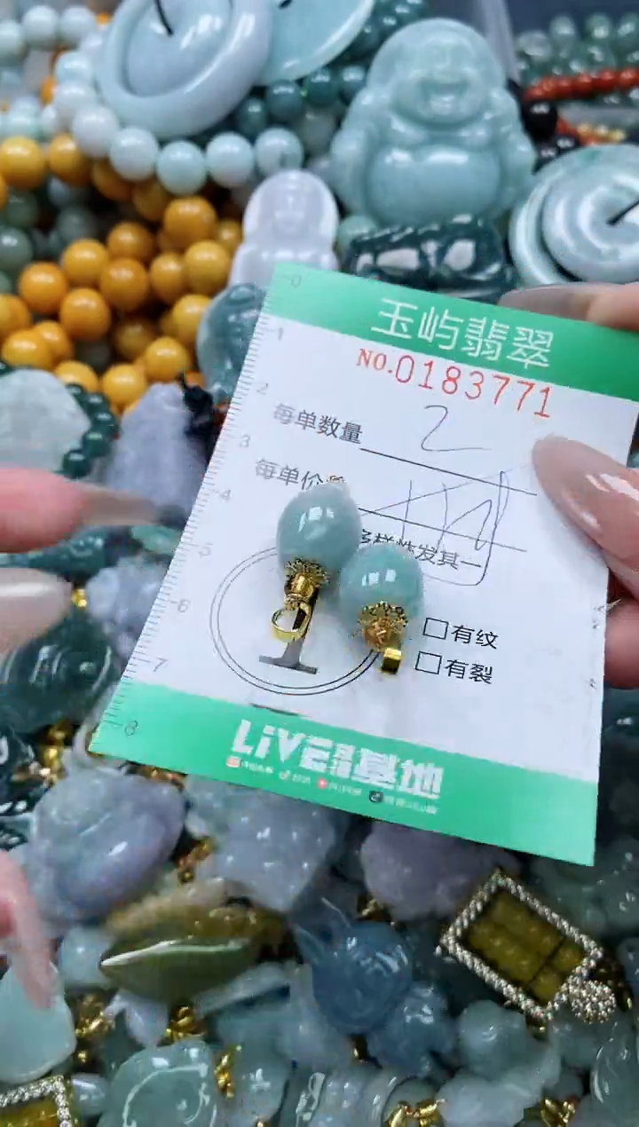 翡翠未镶嵌颈饰闪购0183771多样性发其一