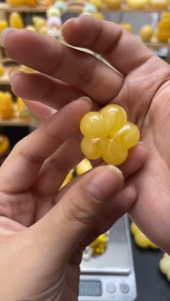 琥珀未镶嵌珠宝奇石145琥珀蜜蜡微瑕