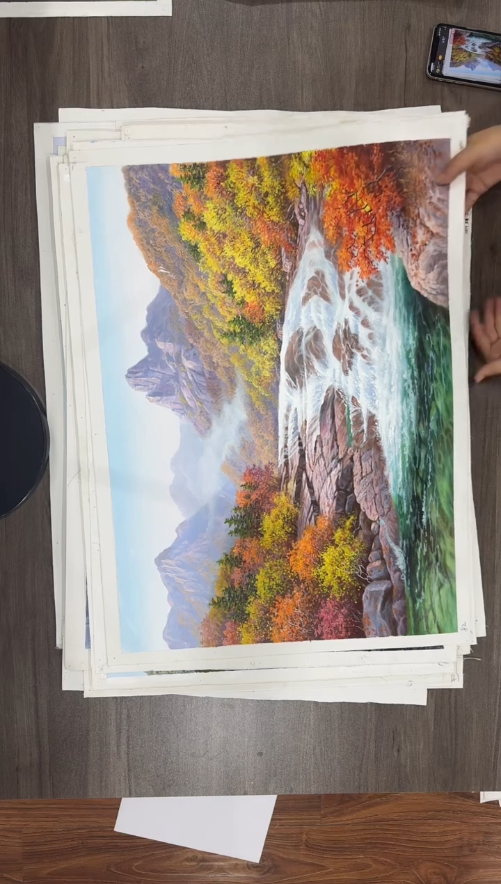 油画【135号】约50*70cm丨朝鲜原创纯手绘孤品油画丨顺丰包邮 