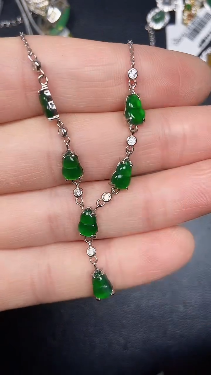 银S925镶嵌戒指翡翠2640