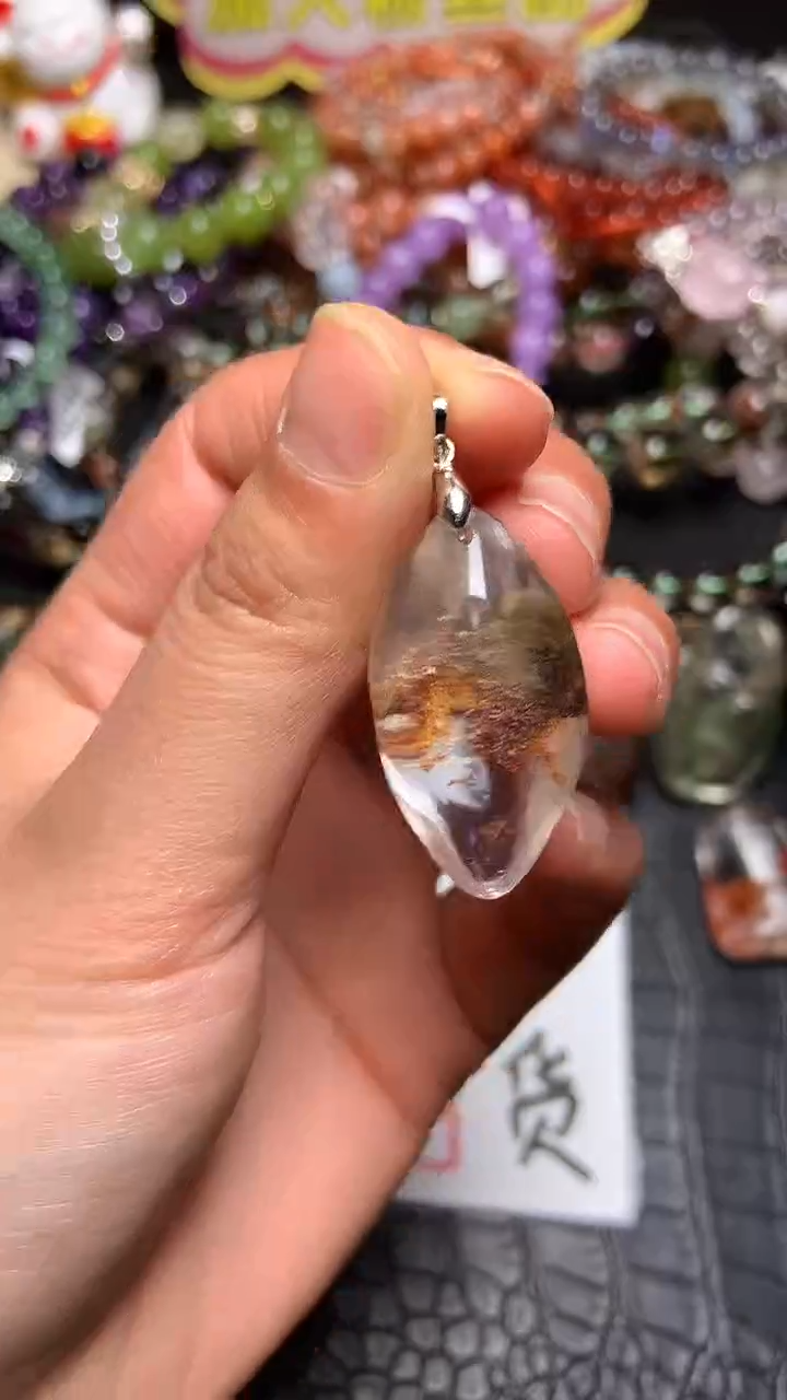 【闪购商品】水晶吊坠(赠链)未镶嵌15