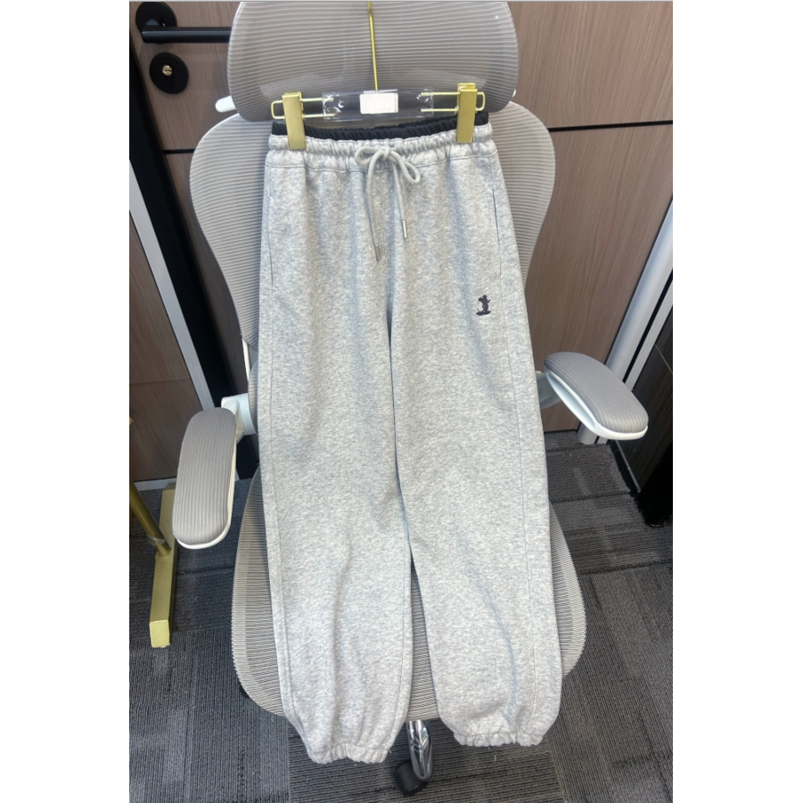 【断码清货】2025春韩版米奇撞色腰头束脚卫裤 D298 298 R Q