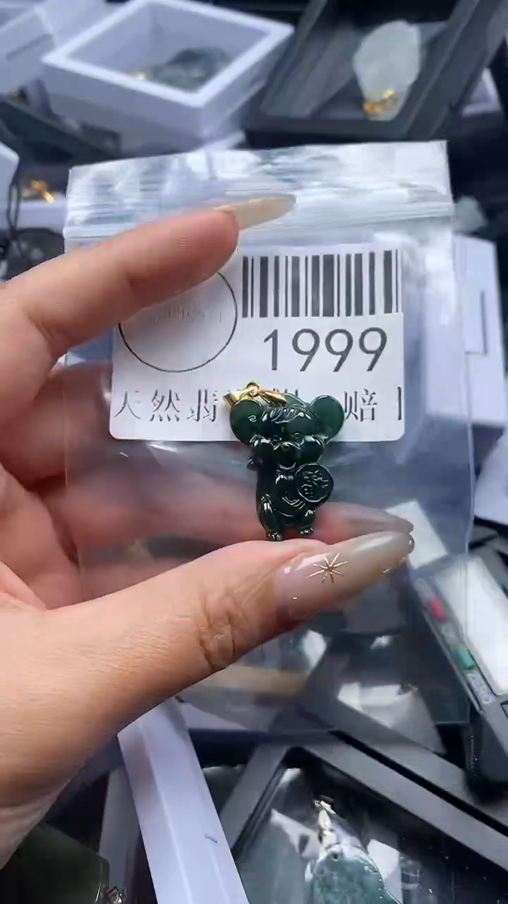 颈饰未镶嵌翡翠1999