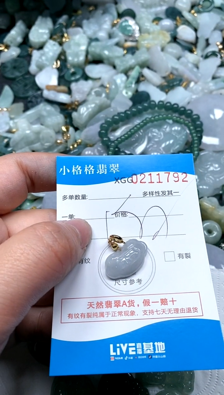 【闪购商品】翡翠颈饰未镶嵌闪购商品0211792