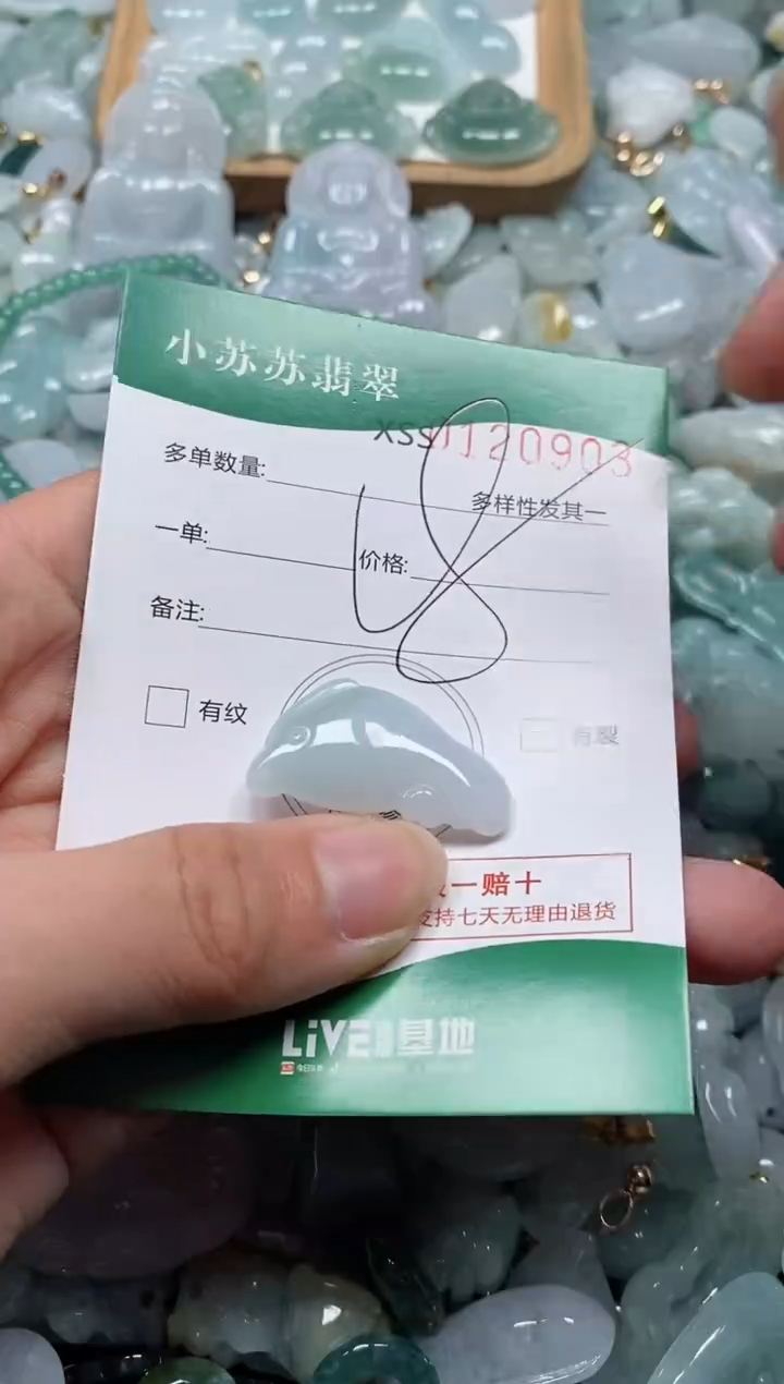 【闪购商品】翡翠颈饰未镶嵌闪购商品0102903