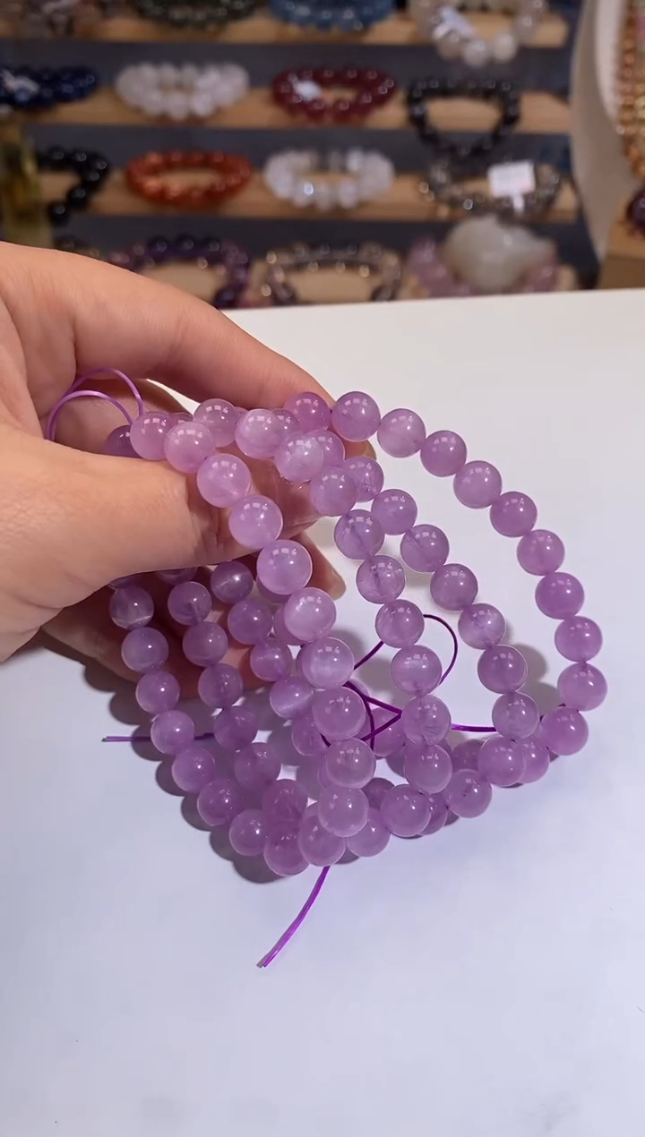 【闪购商品】锂辉石手链未镶嵌8mm多样性发一
