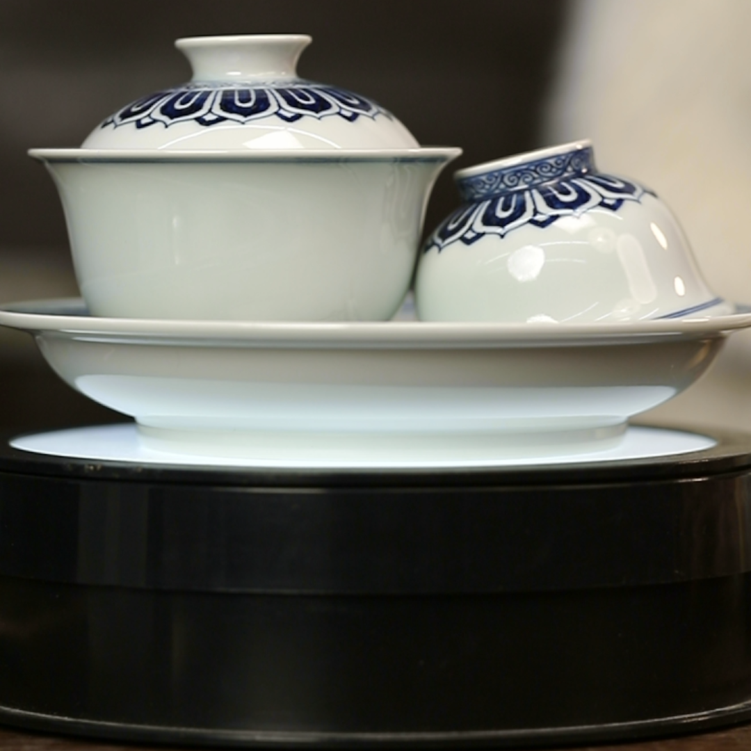 11.26/M100B+M100A+M100C/大道至简宝相盖碗+壶承+杯