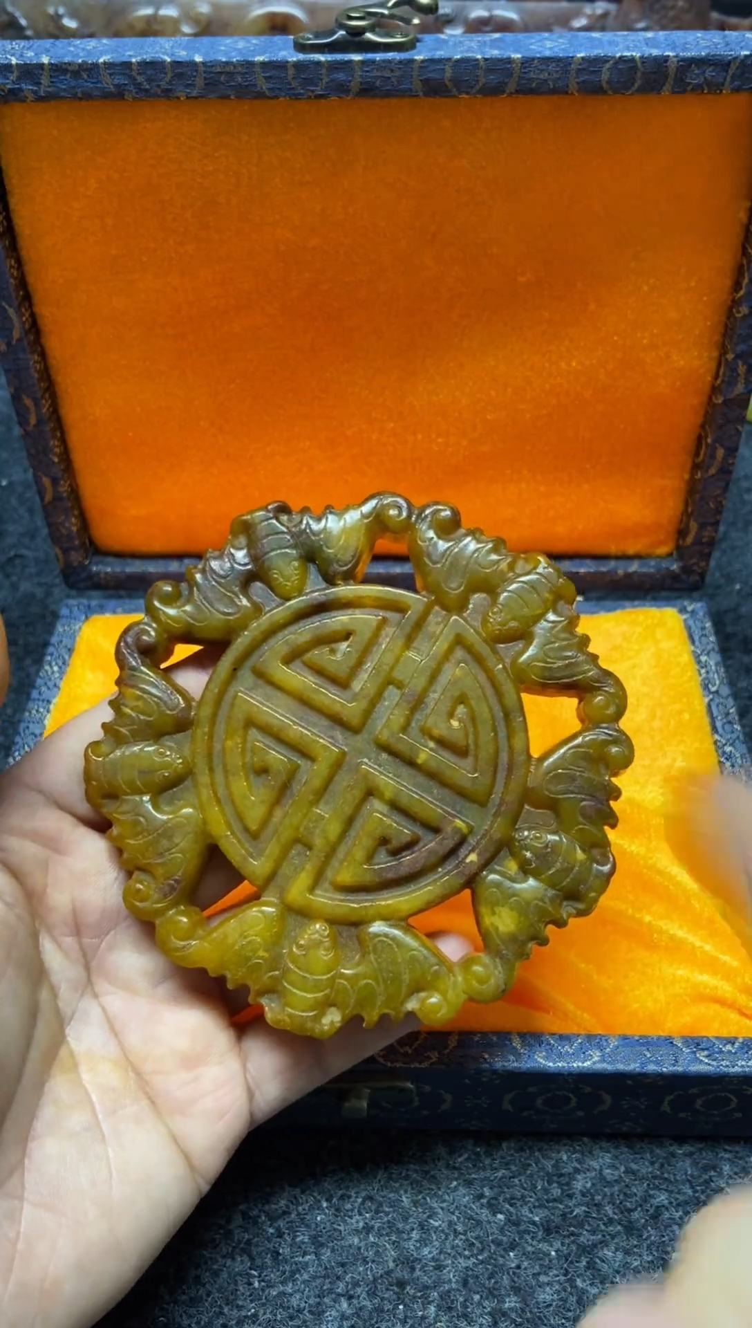 未镶嵌蛇纹石玉吊坠(不含链)直播间专用链接