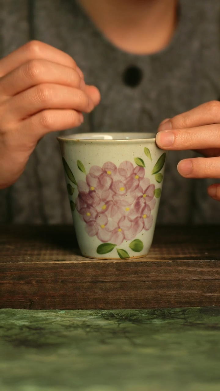 釉下彩手工手绘瓷器青诗集手工手绘瓷器