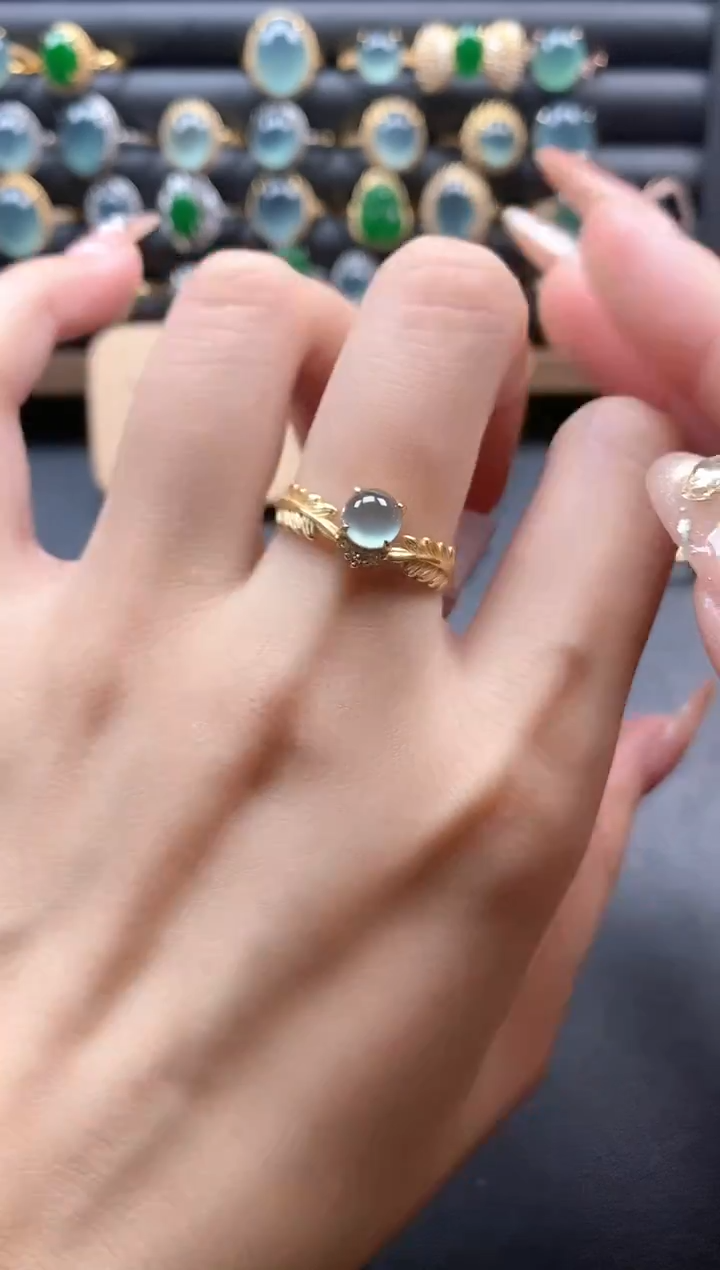 未镶嵌戒指翡翠5415-210