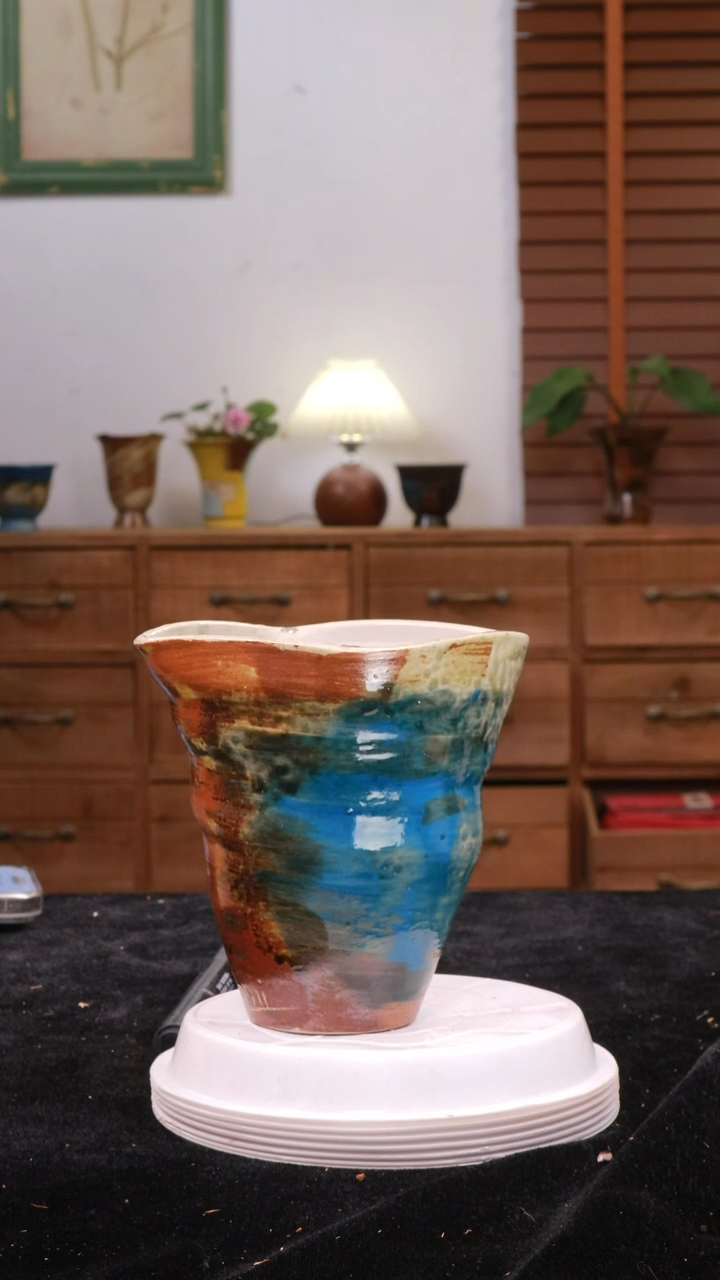 花漾多 A195 景德镇手工盆盆 中通包邮