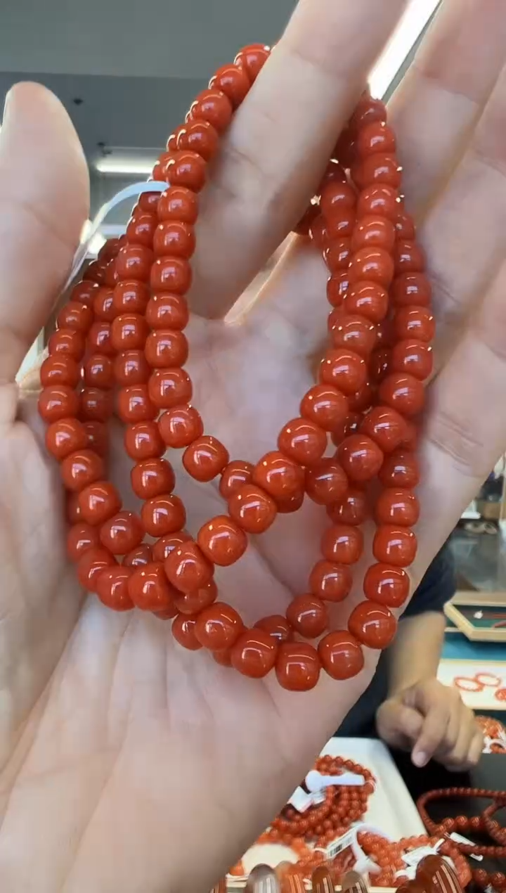 未镶嵌手链南红玛瑙A19多圈南红手串5mm+