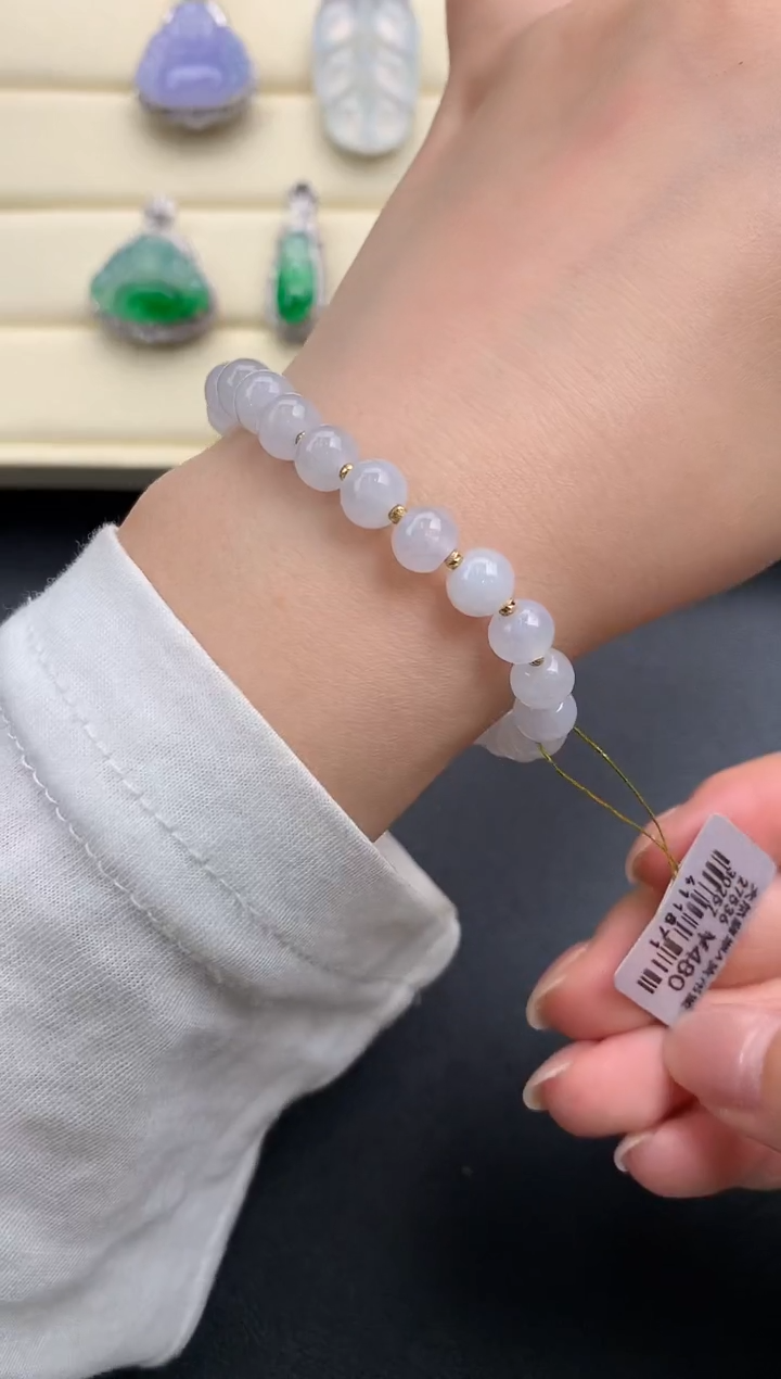 【闪购商品】翡翠颈饰18K金镶嵌Q104     