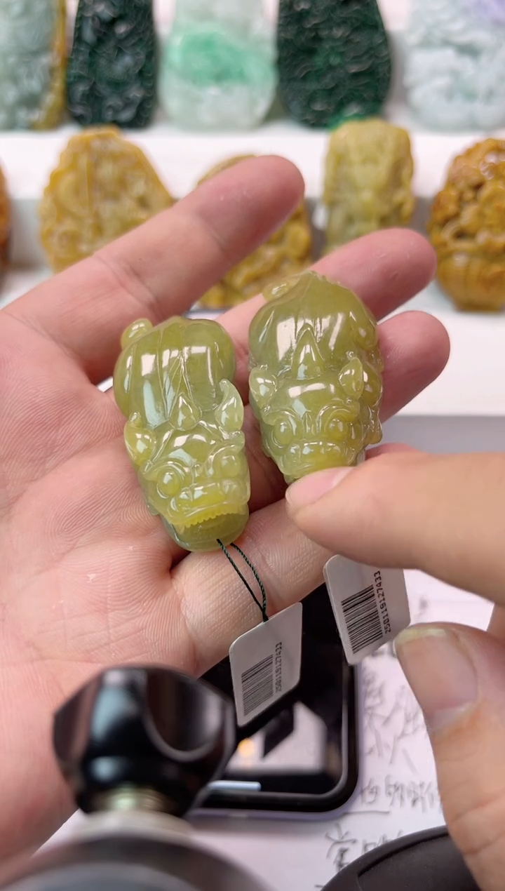 【闪购商品】翡翠颈饰未镶嵌貔貅