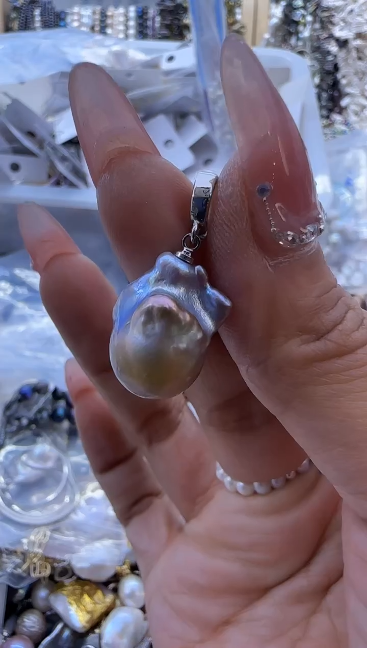 【闪购商品】淡水珍珠吊坠未镶嵌305