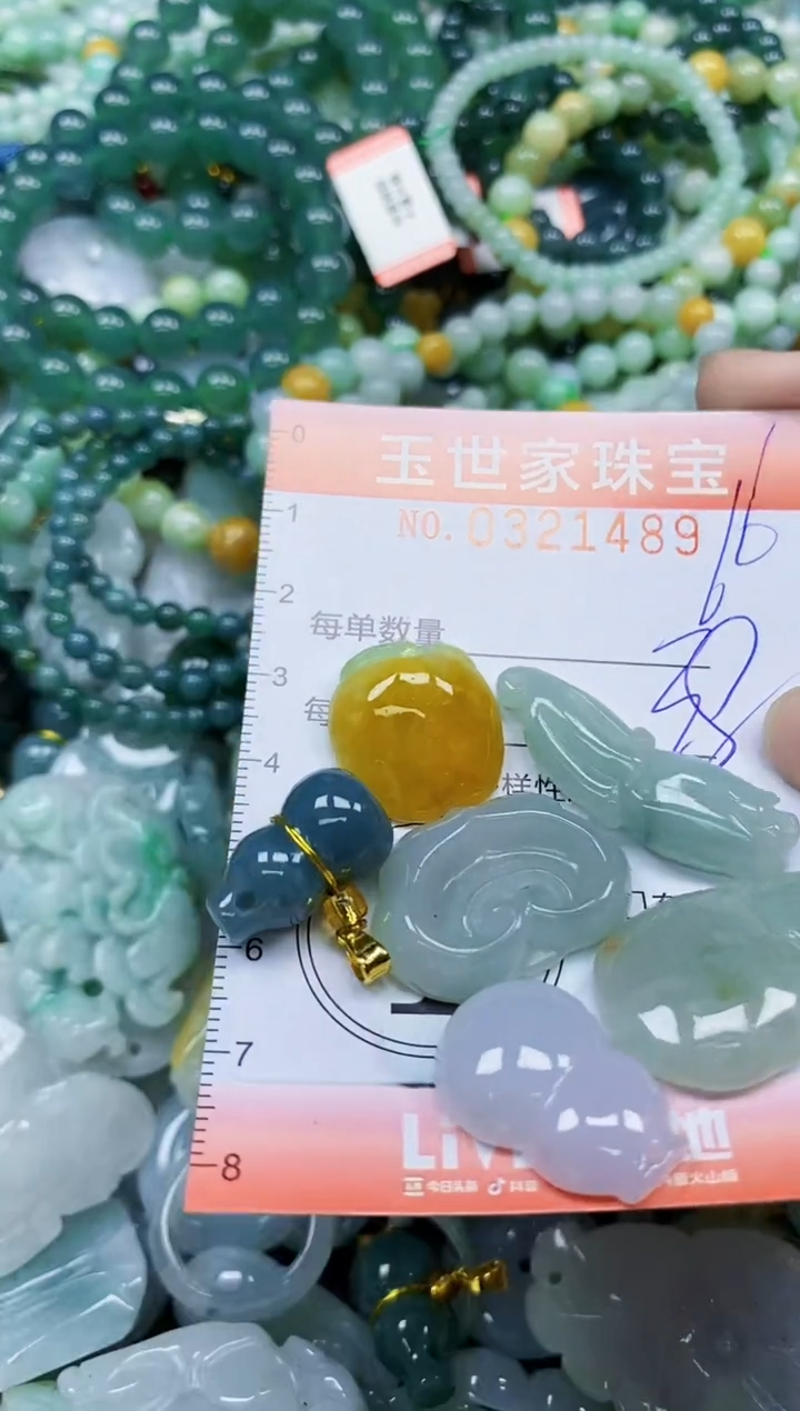 翡翠未镶嵌颈饰闪购0321489