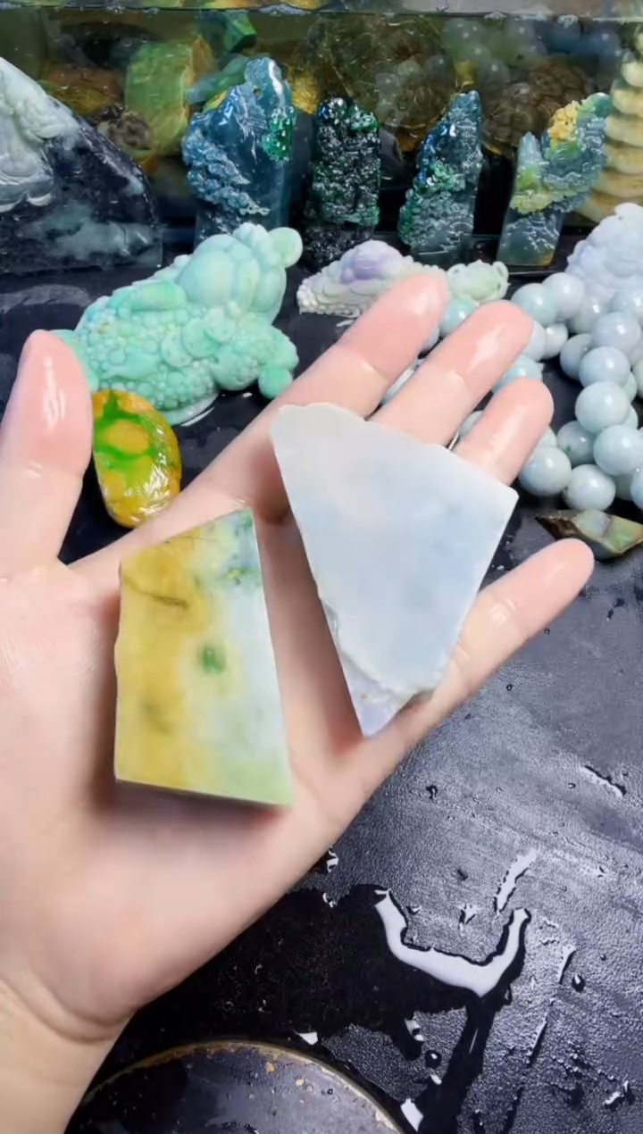 未镶嵌挂件翡翠天然翡翠037