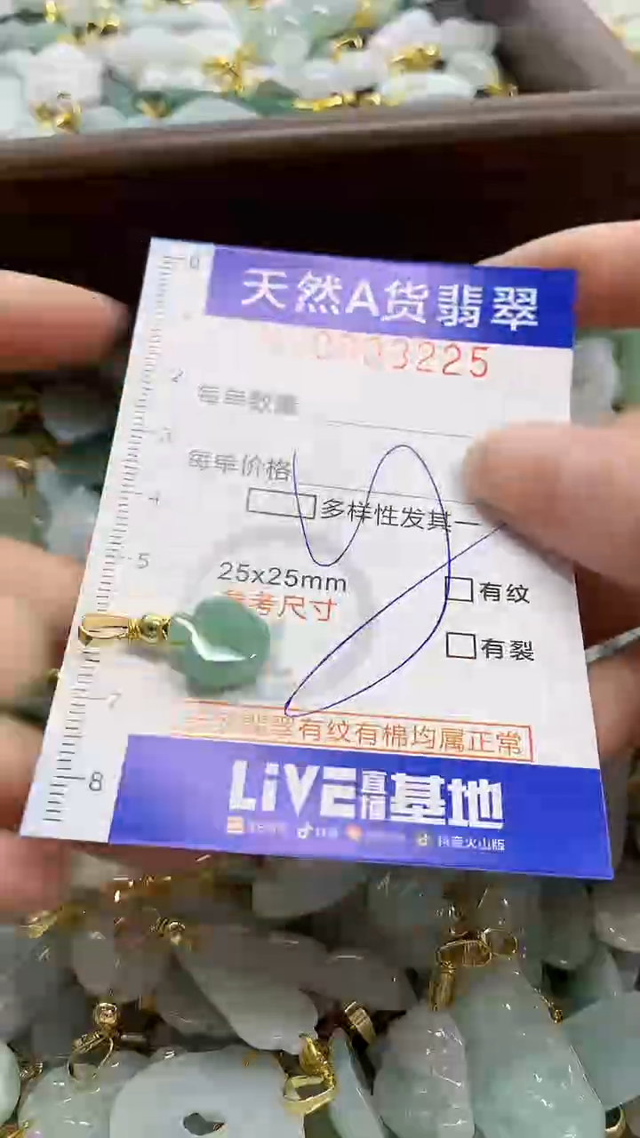 颈饰未镶嵌翡翠天然A货翡翠