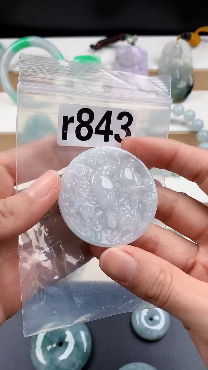 颈饰未镶嵌翡翠天然翡翠珠宝吊坠挂件