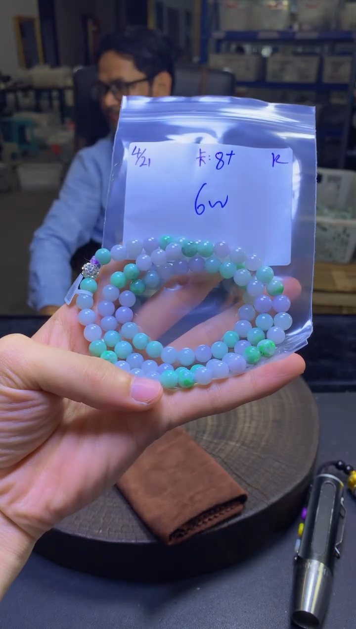 定制翡翠未镶嵌珠串