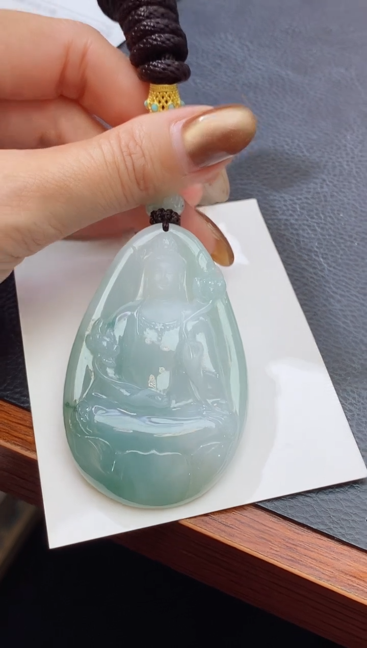 颈饰未镶嵌翡翠缅甸天然翡翠