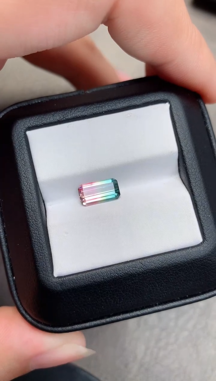 【闪购商品】西瓜碧玺裸石未镶嵌1.61ct西瓜碧玺JNX