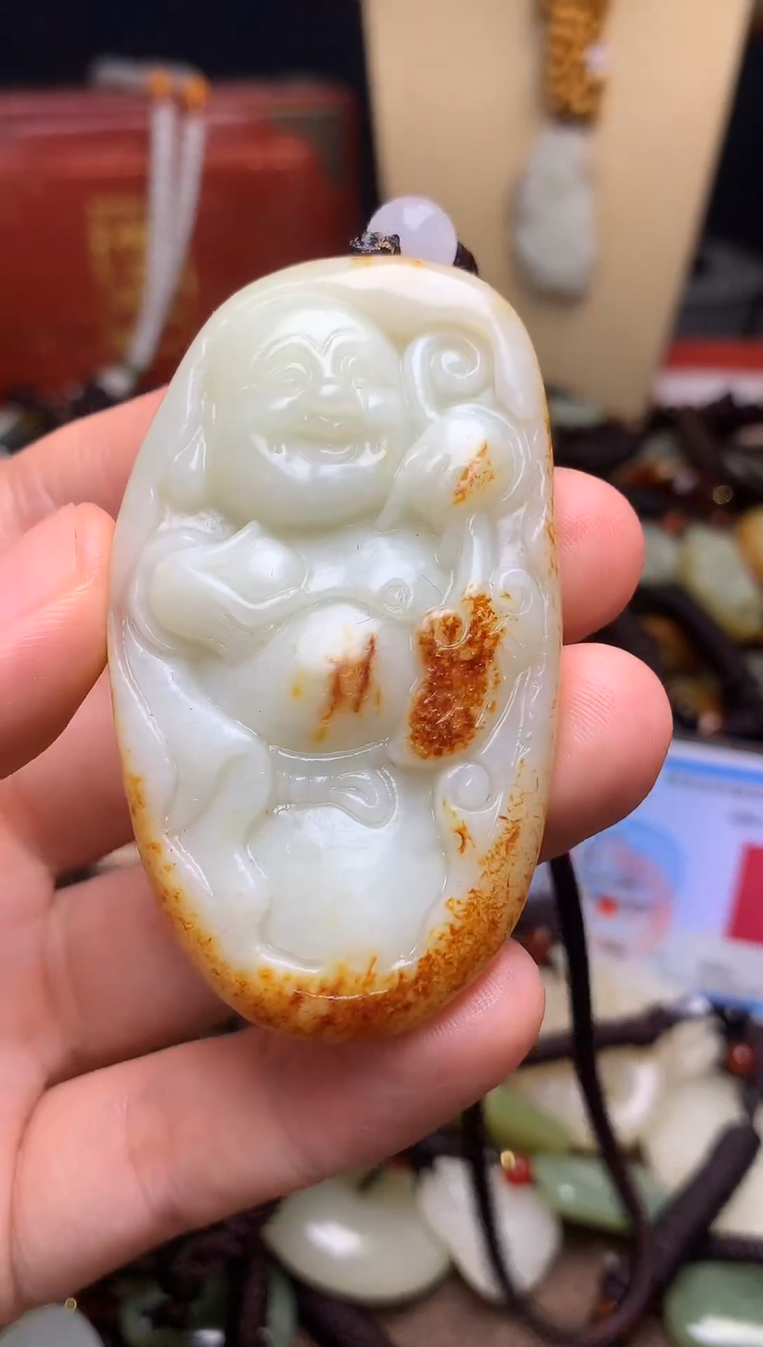 颈饰未镶嵌和田玉新疆料青海料清水和田玉吊坠